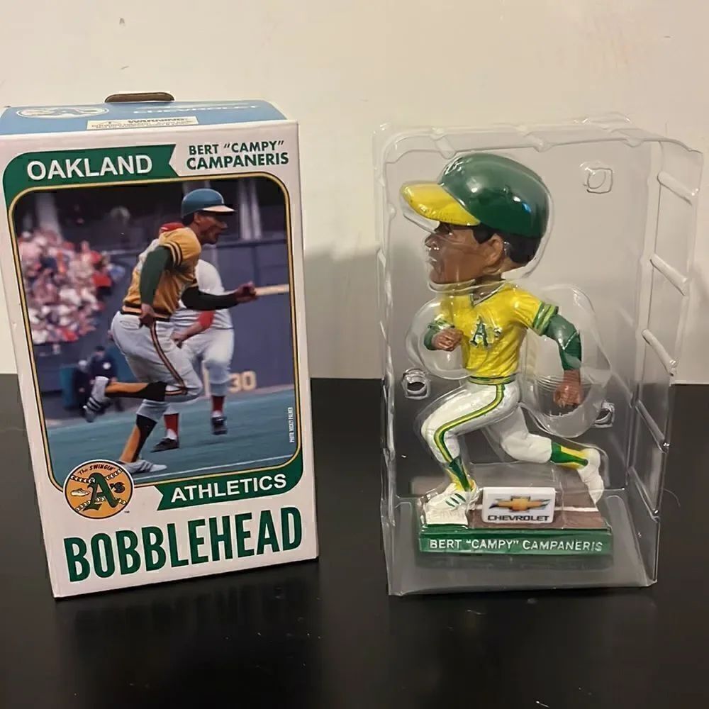 Oakland A's 2019 Bert Campaneris "Campy" Bobblehead New In Box